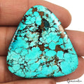 90.20 Ct Blue Spiderweb Turquoise Fancy Cab Arizona Loose Huge Gemstone From U.S