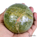 4220 Cts Natural Zoisite Sphere 3.1" Crystal Healing Gemstone Ball for Homedecor