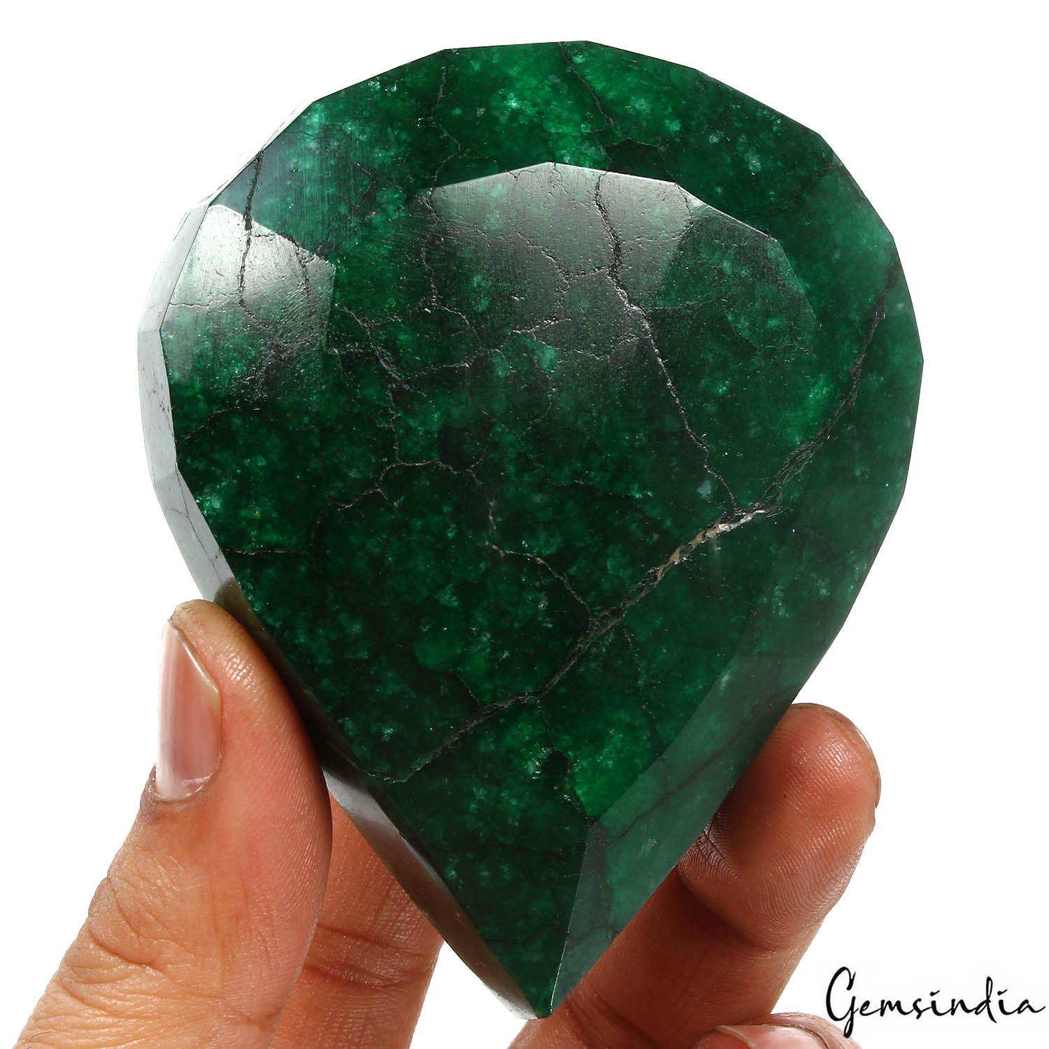 1290 Ct Natural Green Quartz Pear Cut Earth Mined Huge Size Madagascar Gemstone