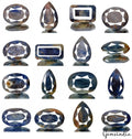 16 Pcs Natural Untreated Blue Sapphire Earth Mined Mix Cut Loose Gemstones 2088C