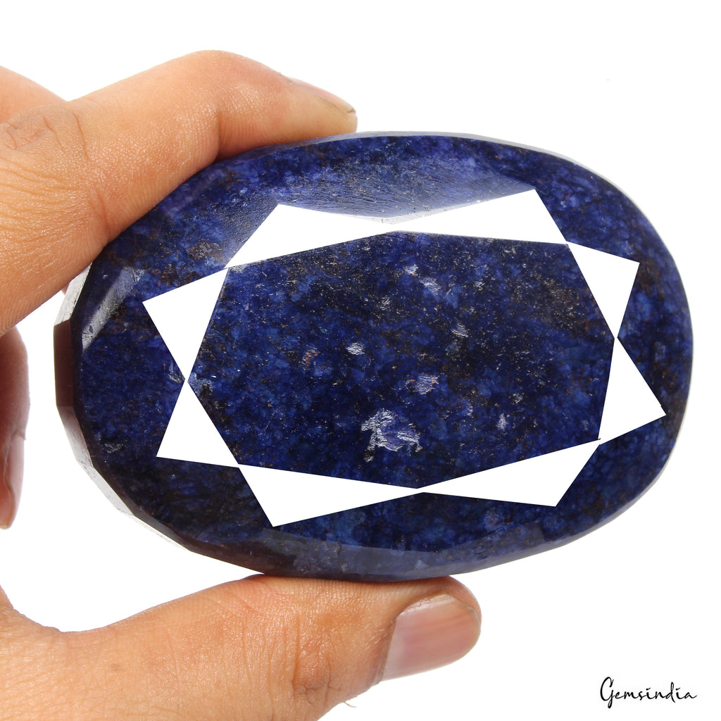 2190 Ct Natural Huge Blue Sapphire Oval Faceted Museum Size Madagascar Gemstone