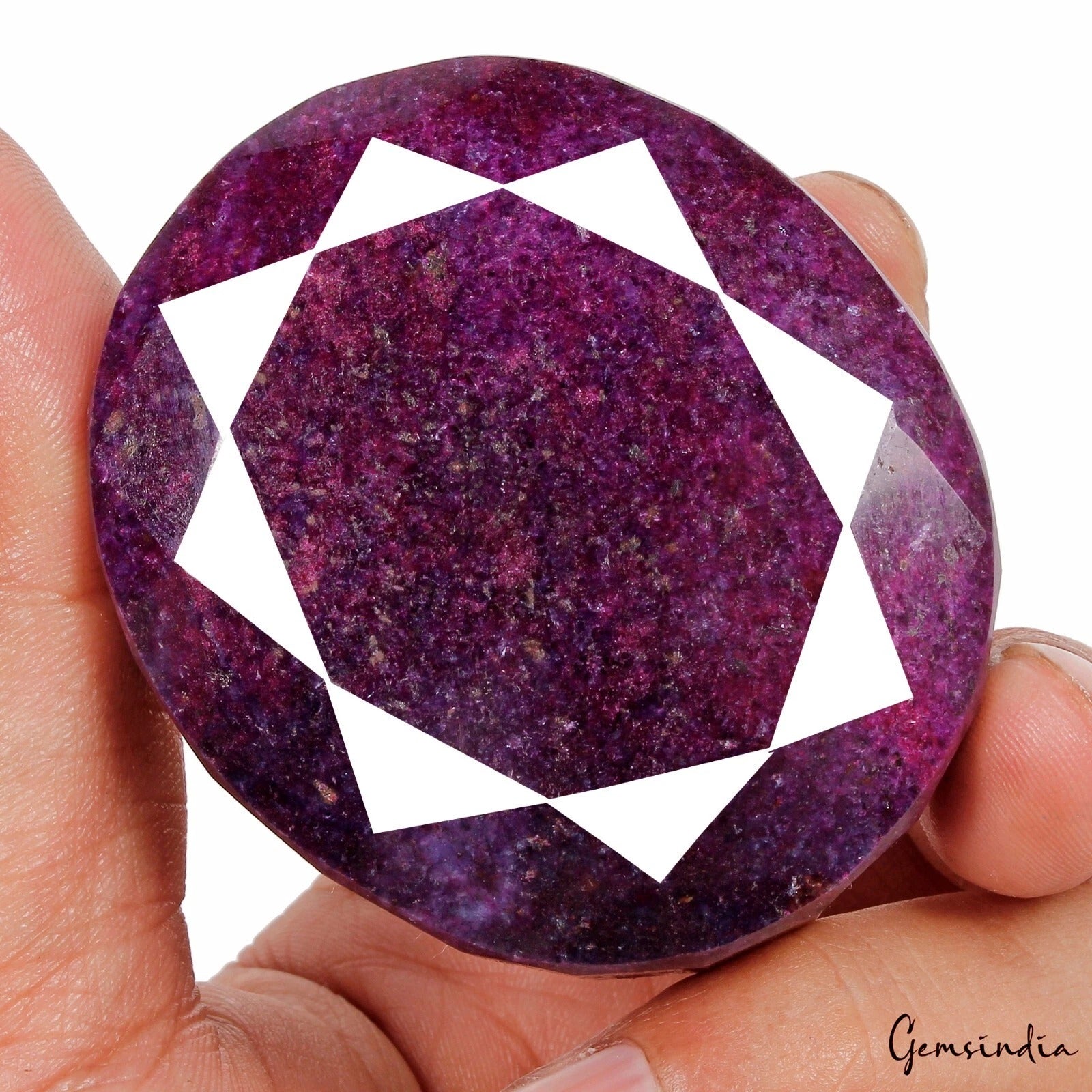 970 Ct Natural African Dark Red Ruby Oval Faceted Cut Huge Loose Earth mined Gem