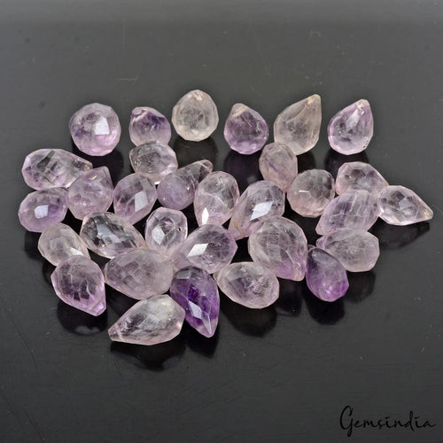 Amethyst Beaded Strand, Untreated, Purple — 31 Pieces, 14mm to 21mm, 400 Ct, Madagascar