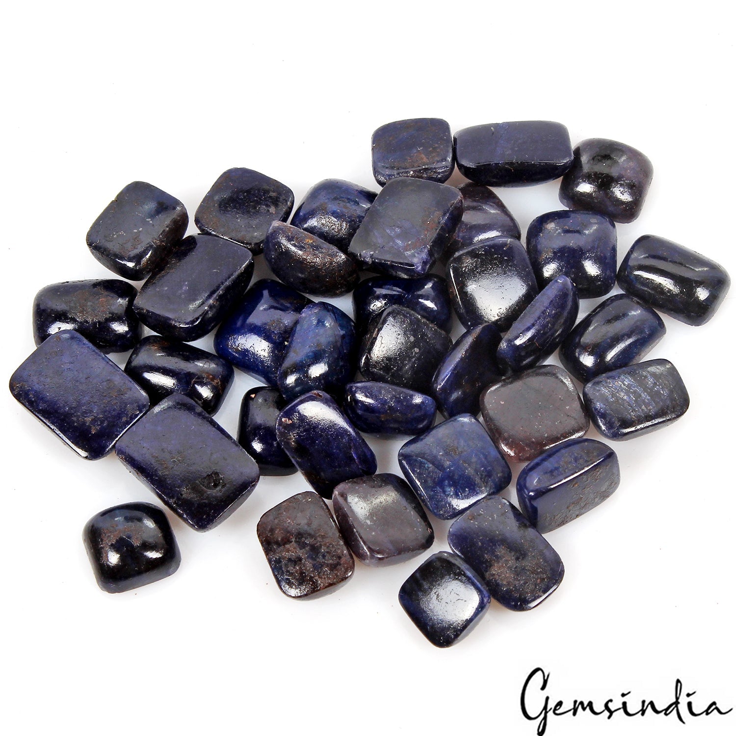 360 Ct/36 Pc Natural Madagascar Blue Sapphire Cushion Cab Loose Gems For Jewelry