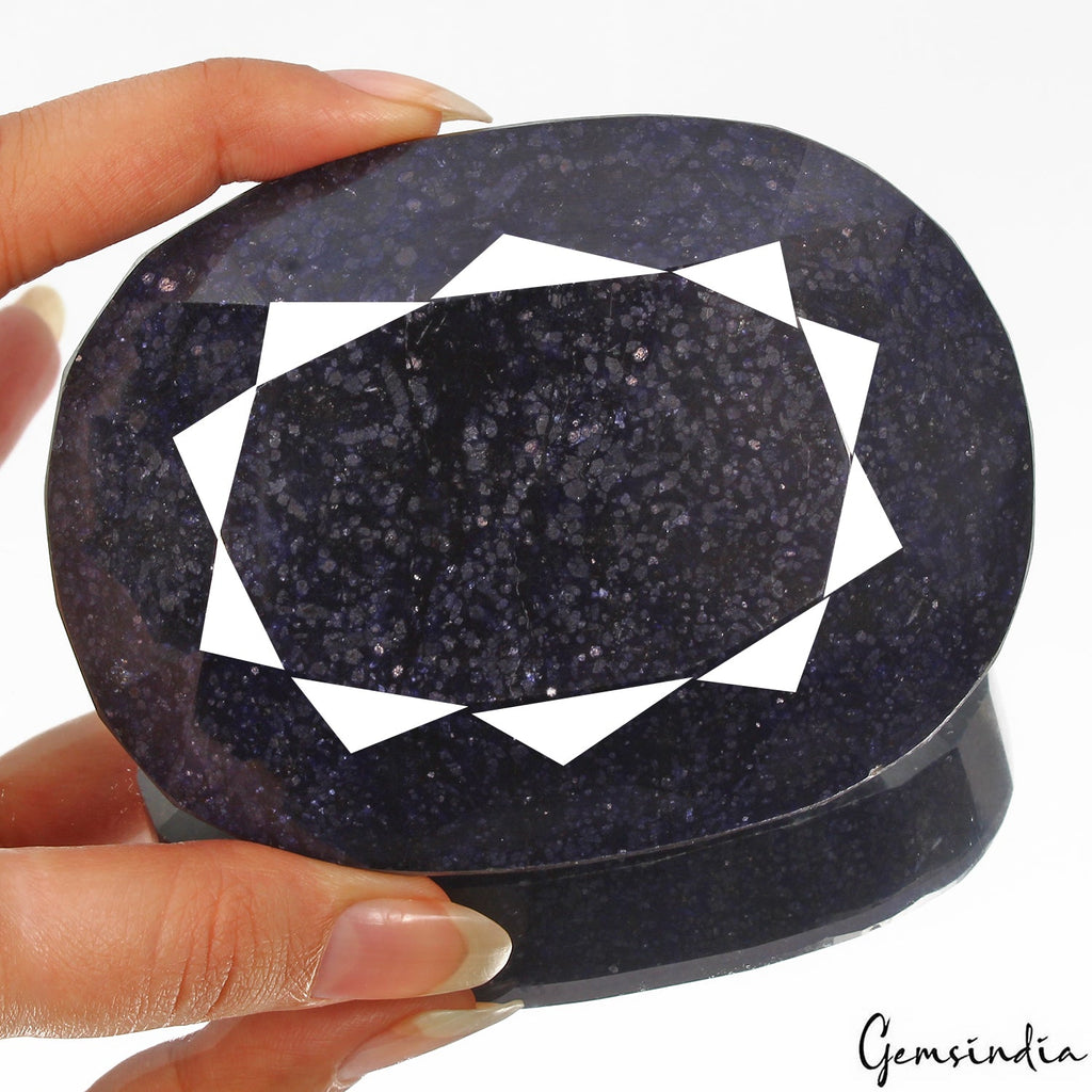 2830 Cts Natural Blue Sapphire Oval Cut Faceted Earth Mined Huge Size Loose Gems