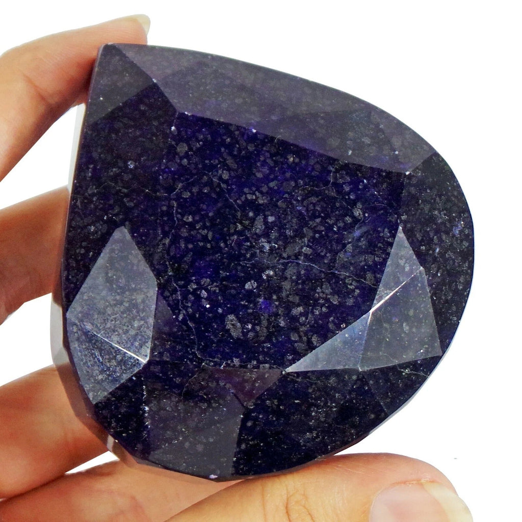 1500 Ct Natural Blue Sapphire Pear Faceted Earth Mined Museum Size Loose Gems
