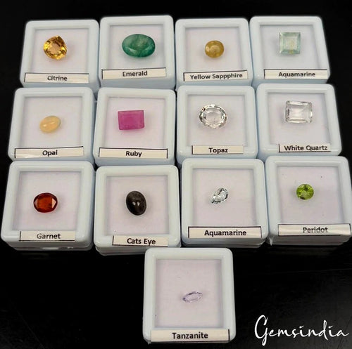Amethyst Lot, Loose Gemstone, Color Enhanced — 13 Pieces, 6mm to 13mm, 28.50 Ct