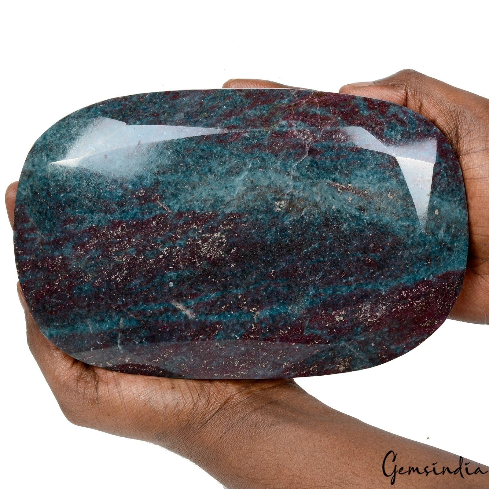 2.8 Kilo Untreated & Natural HUGE Ruby Kyanite Earth-Mined Oval Cut Gemstone