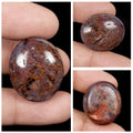 Ruby Cabochon, Oval Cabochon, Untreated — 27x23x13mm, 92.80 Ct