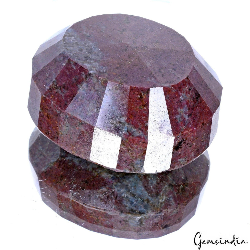 3680 Cts Natural Untreated Bi-Color Ruby Kyanite Oval Earth mined Loose Huge Gem