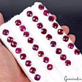 88.50 Ct Natural Red Ruby Cushion Checker Cut Loose Certified Gemstone Lot 33 Pc
