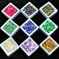Beryl Lot, Loose Gemstone, Color Enhanced, Multi Color — 209 Pieces, 6mm to 9mm, 367 Ct, Madagascar