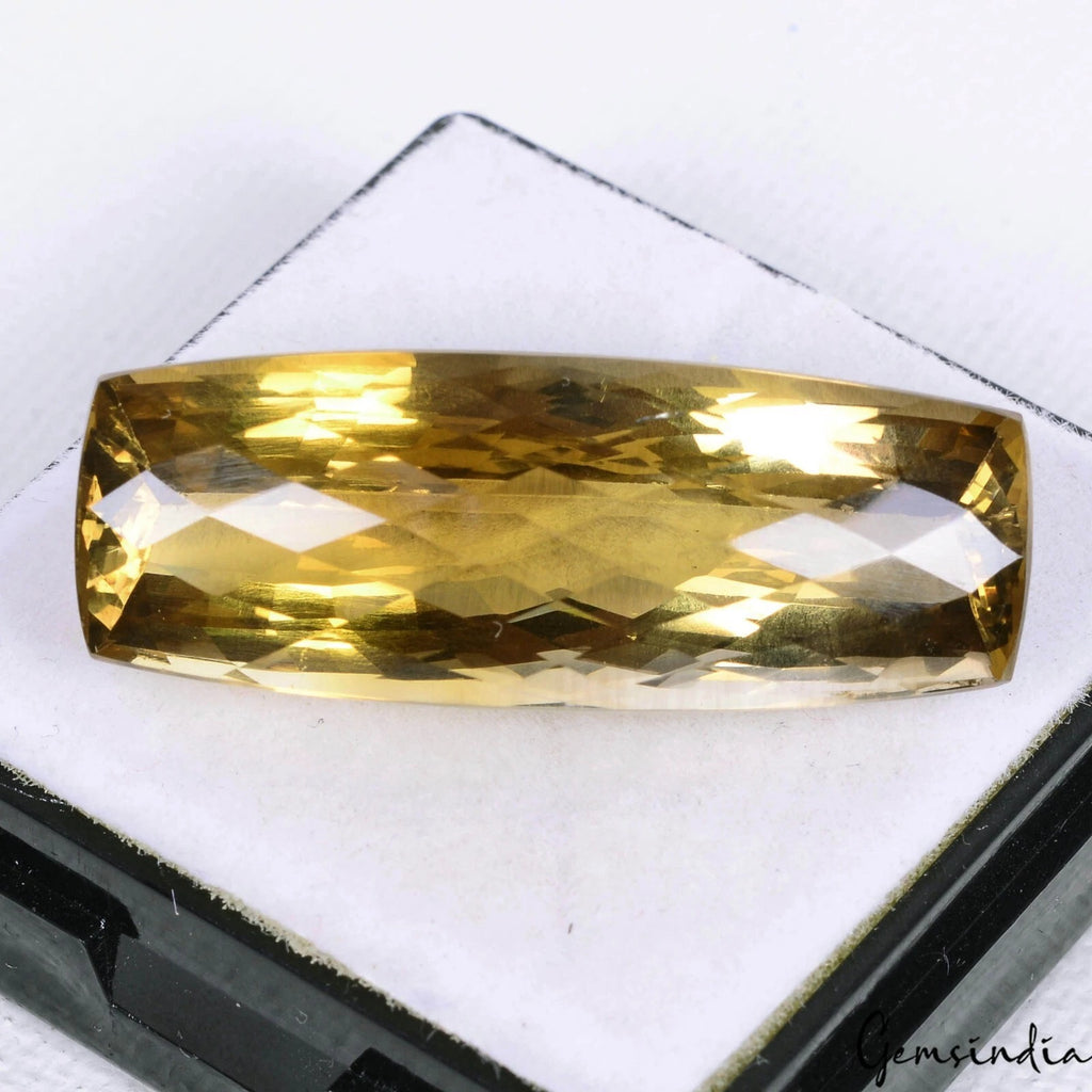 Citrine Loose Gemstone, Untreated — 34 x 12 x 13 mm, 43.30 Ct