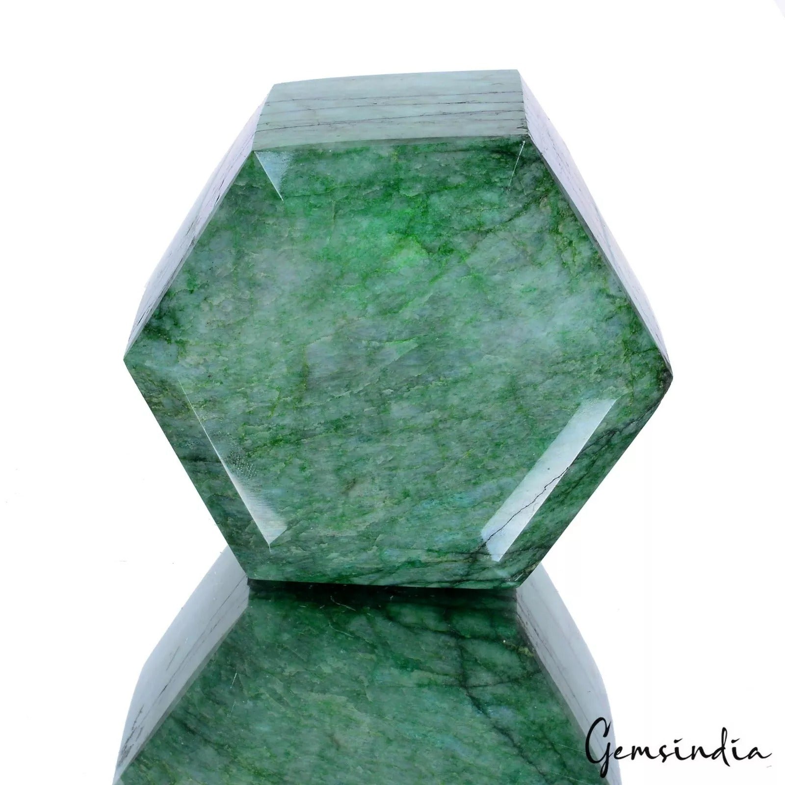 1600 Ct~ Natural Green Emerald Hexagon Cut Earth mined Huge Collective Gemstone