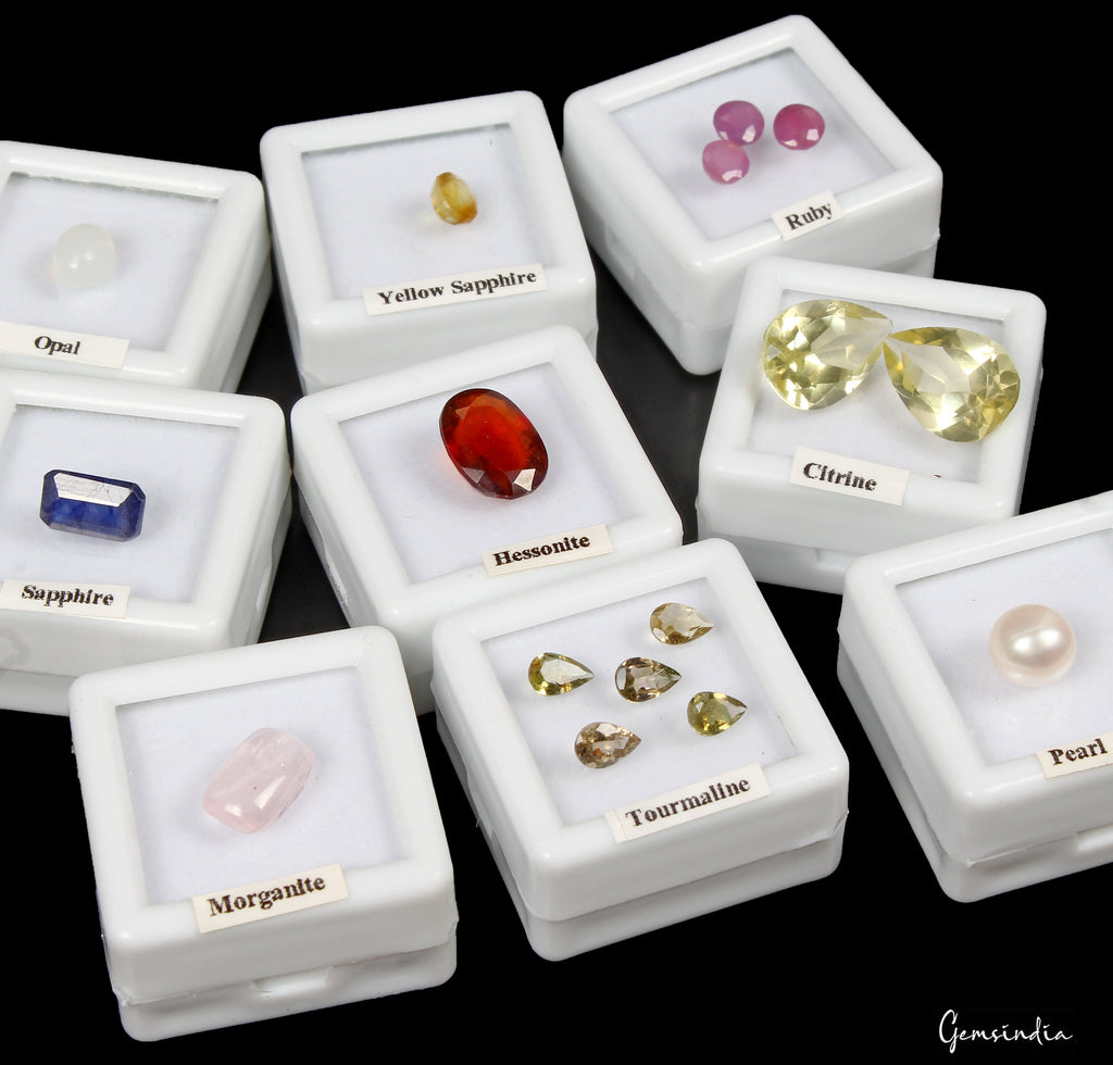 MIX LOT LOOSE FACETED NATURAL GEMSTONES MIXED GEMS WHOLESALE LOOSE GEM 30+CT