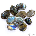 Labradorite Lot, Loose Gemstone, Untreated, Blue — 10 Pieces, 20mm to 31mm, 247.30 Ct