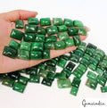 Emerald Lot, Cabochon, Rectangular Cabochon, Color Enhanced — 124 Pieces, 12mm to 22mm, 2030 Ct, Brazil