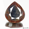 Certified 300 Cts Natural Untreated Bi Color Sapphire Pear Faceted Cut Loose Gem