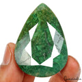217 Ct Natural Green Emerald Pear Cut Loose Faceted Earth mined Gemstone, Brazil