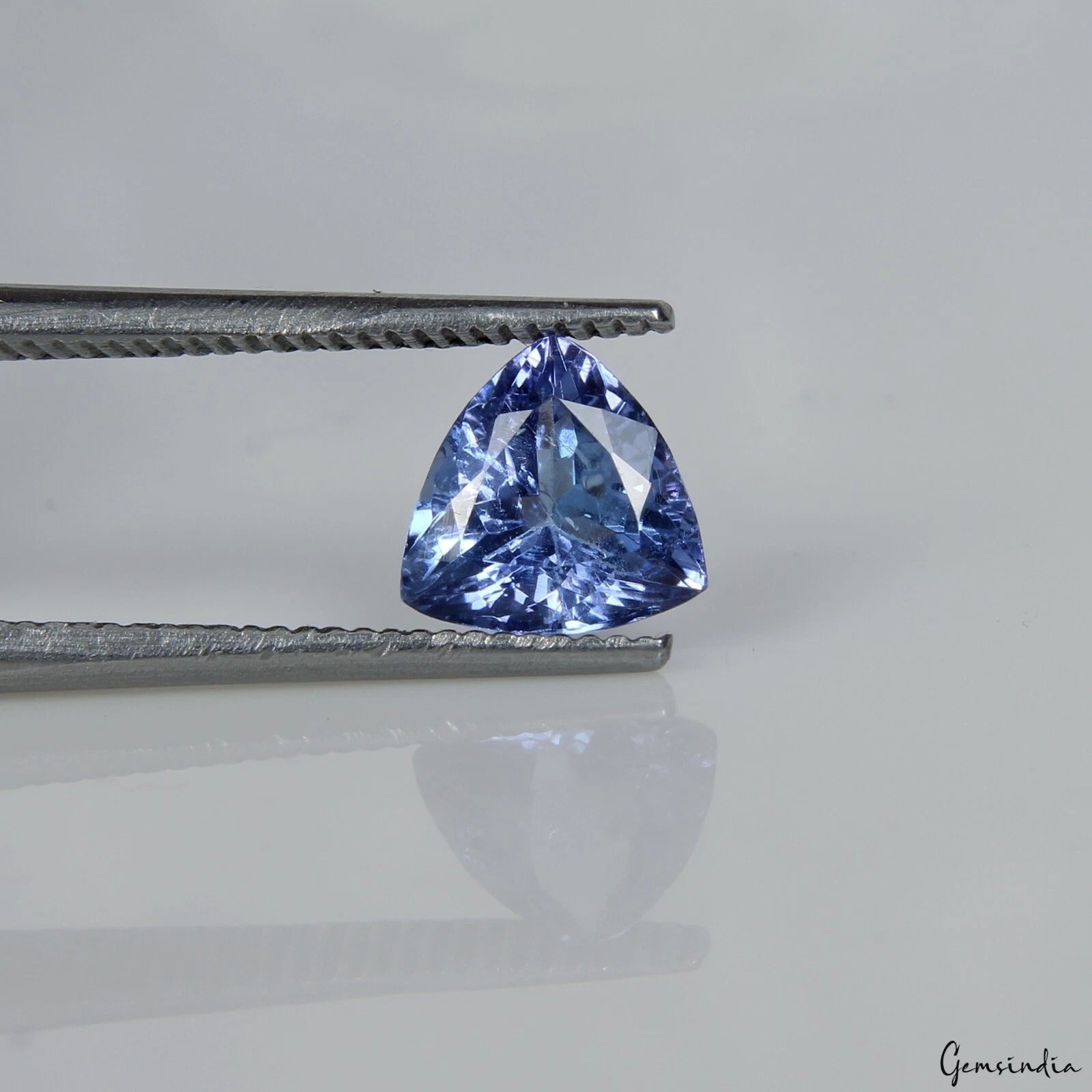 Certified 0.80 Cts Natural Flawless Tanzanite Blue 6mm Trillion Cut Gemstone
