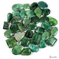 5000 Ct Natural Green Emerald From Brazil Loose 28-52mm Mix Cut Gemstones Lot