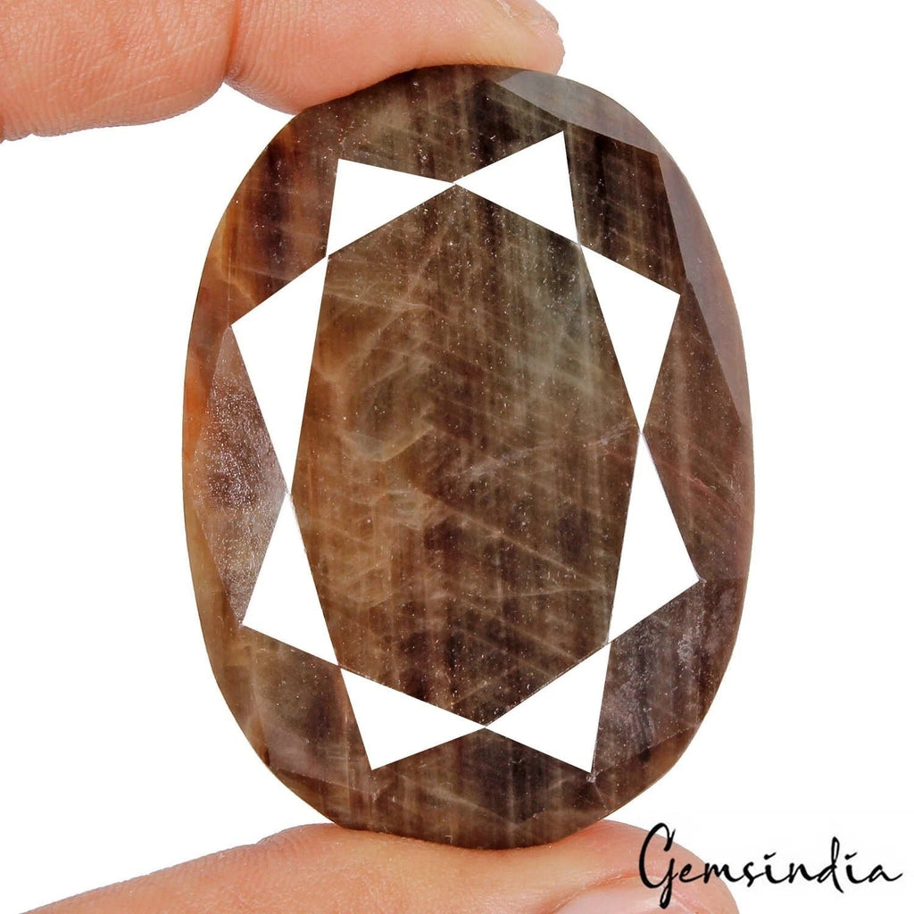 450 Ct Natural Untreated Brown Sapphire Oval Cut Faceted Earth Mined Huge Gems