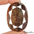 450 Ct Natural Untreated Brown Sapphire Oval Cut Faceted Earth Mined Huge Gems