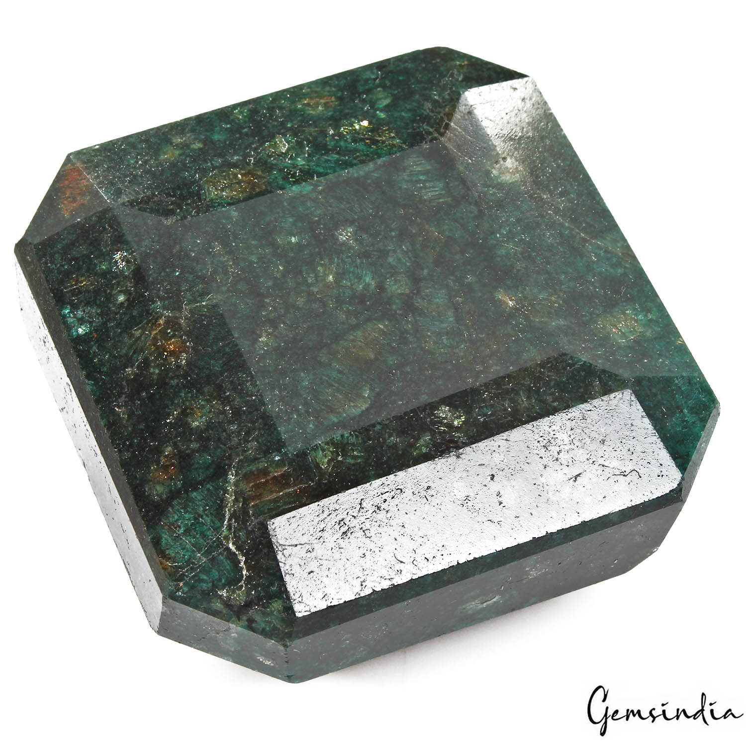 Certified 1060 Cts Natural Brazilian Green Emerald Octagon Cut Loose Huge Gem
