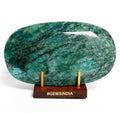 1.2 Kg Natural Brazilian Emerald Earth Mined Oval Cut Huge Silver Shine Gemstone