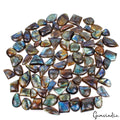 Natural Labradorite Mix Shape Cabochon Blue Green Shine Loose Gemstones 1450 Cts