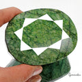 2420 Cts Natural Green Emerald Oval Cut Huge Earth Mined Museum Size Gemstone