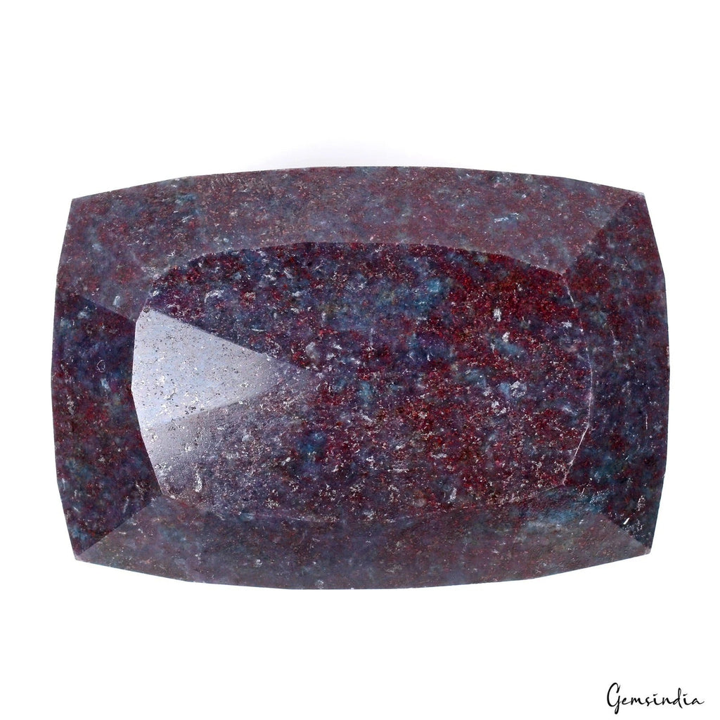 1490 Cts Natural Untreated Bi Color Ruby Kyanite Cushion Cut Huge Loose Gemstone