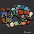 Loose Gemstone Lot~ Lapis, Cabochon, Labradorite, Solar Quartz, Mix Bead 1100 Ct
