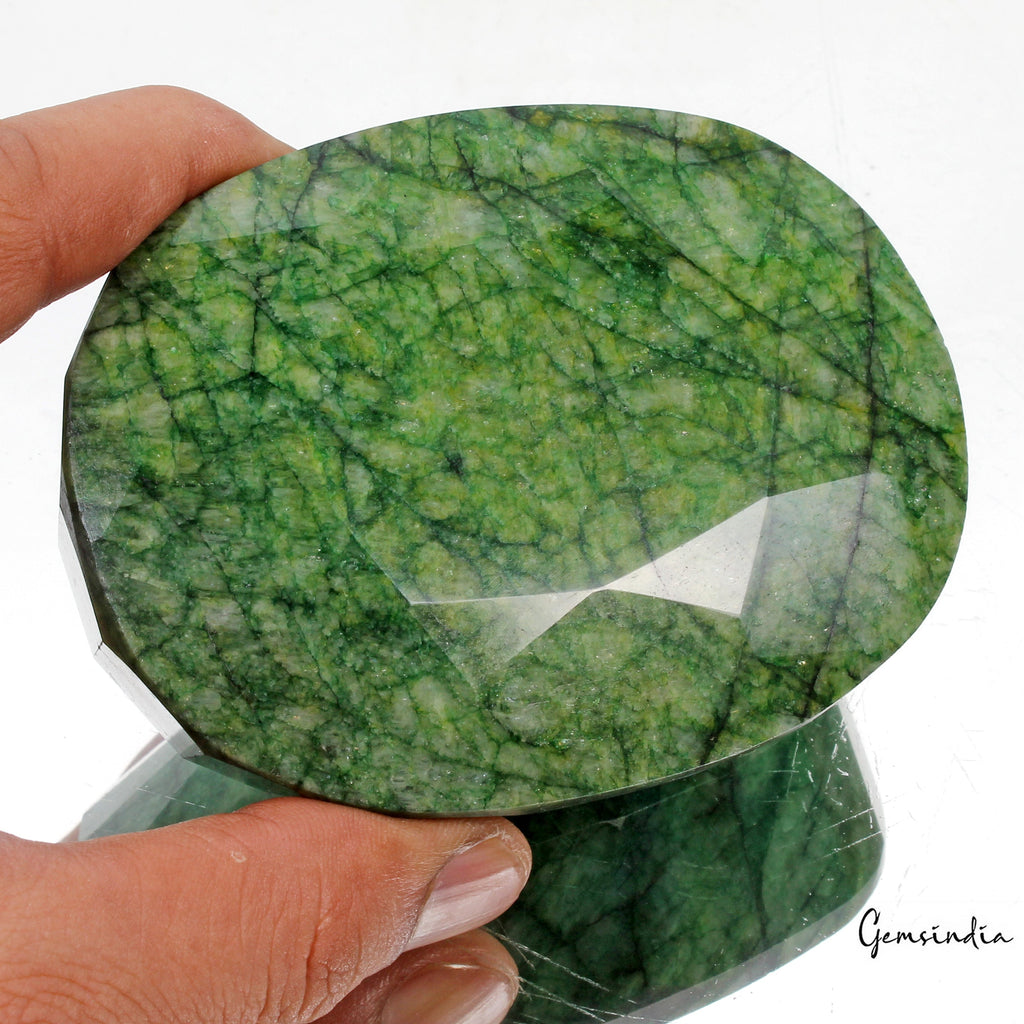 2420 Cts Natural Green Emerald Oval Cut Huge Earth Mined Museum Size Gemstone