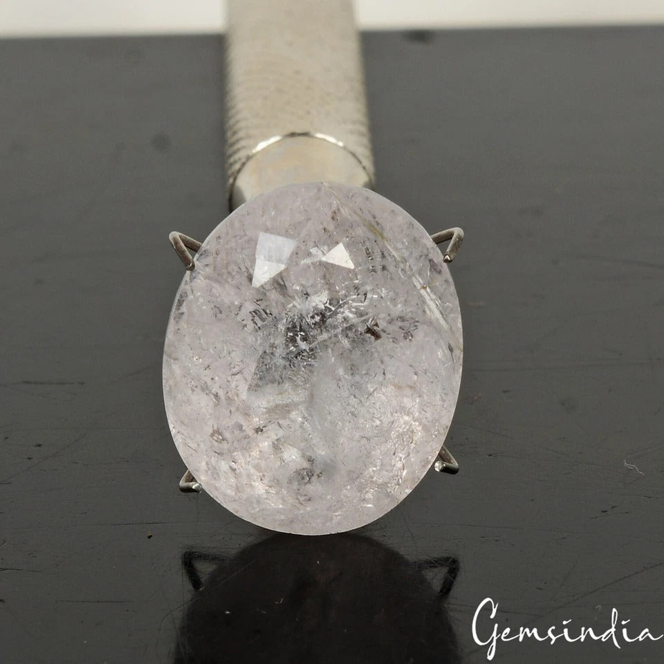 Morganite Loose Gemstone, Oval Cut, Untreated — 16x13x11mm, 14.80 Ct, Brazil