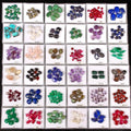 36 Lot Estate Genuine Multi Gems Loose Multi Color Gemstones Collection w/ Boxes