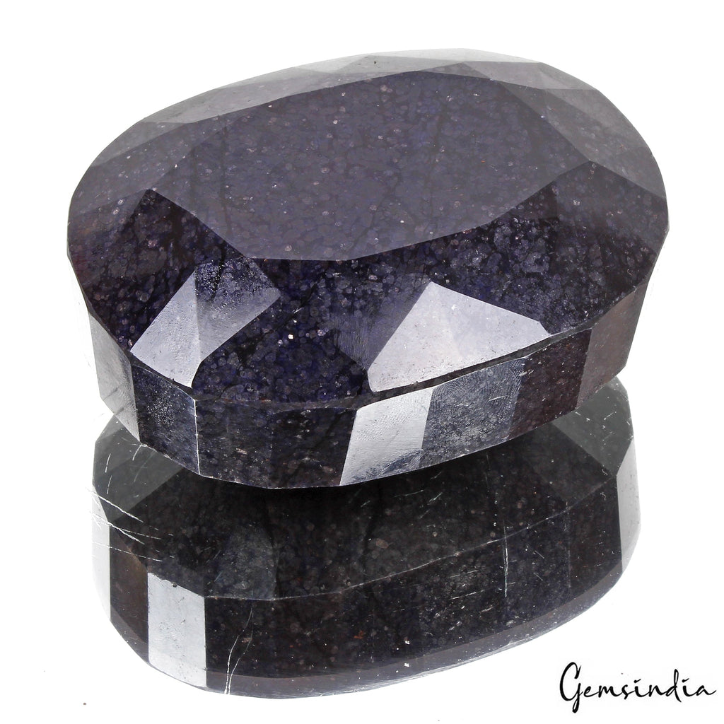 Huge 3600 Cts Natural African Blue Sapphire Oval Faceted Museum Size Loose Gem