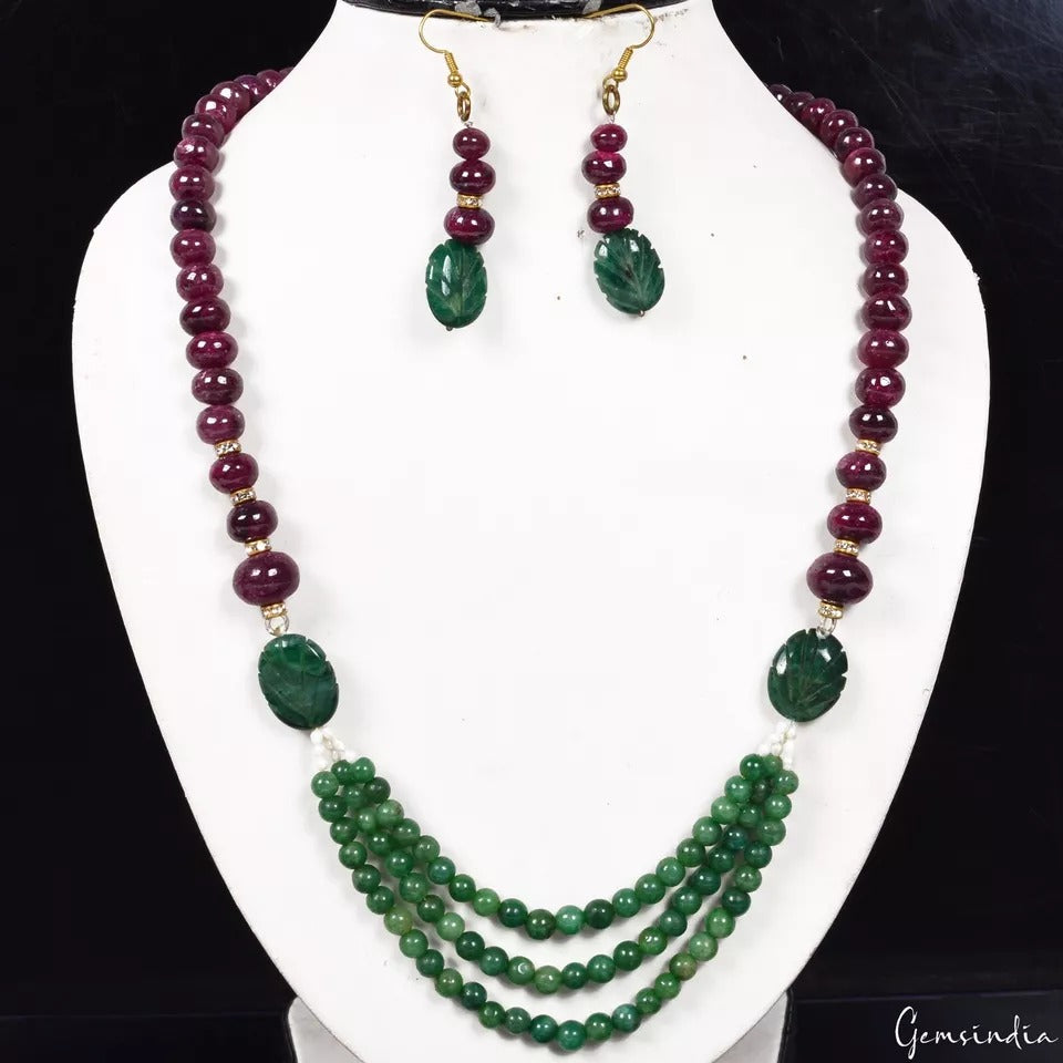 Ruby Necklace — 5mm to 20mm, Madagascar