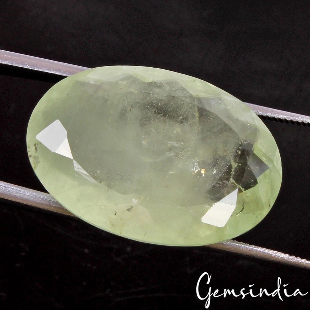 Aquamarine Loose Gemstone, Oval Faceted Cut, Untreated — 25x17x8mm, 24.30 Ct, Brazil
