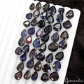 178.50 Ct/46Pc Natural Blue Sapphire Pear Cut Loose 8-12mm Gemstones For Jewelry