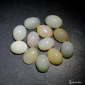 Ethiopian Opal Lot, Cabochon — 12 Pieces, 09mm to 10mm, 20.10 Ct, Ethiopia