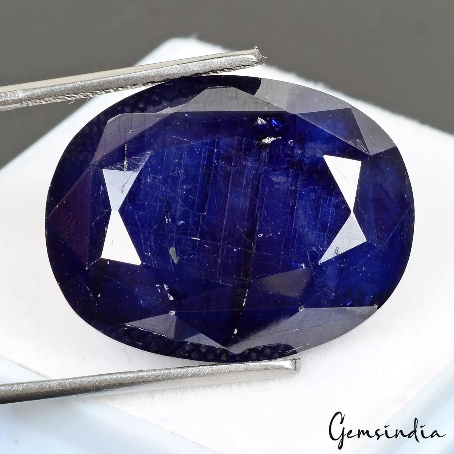 65.40 Cts Natural Blue Sapphire From Ceylon Oval Cut Loose AAA Grade Gemstone