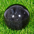 3240 Cts Natural Black Agate Reiki Crystal Healing Mineral Sphere Huge Gem~ 2.9"