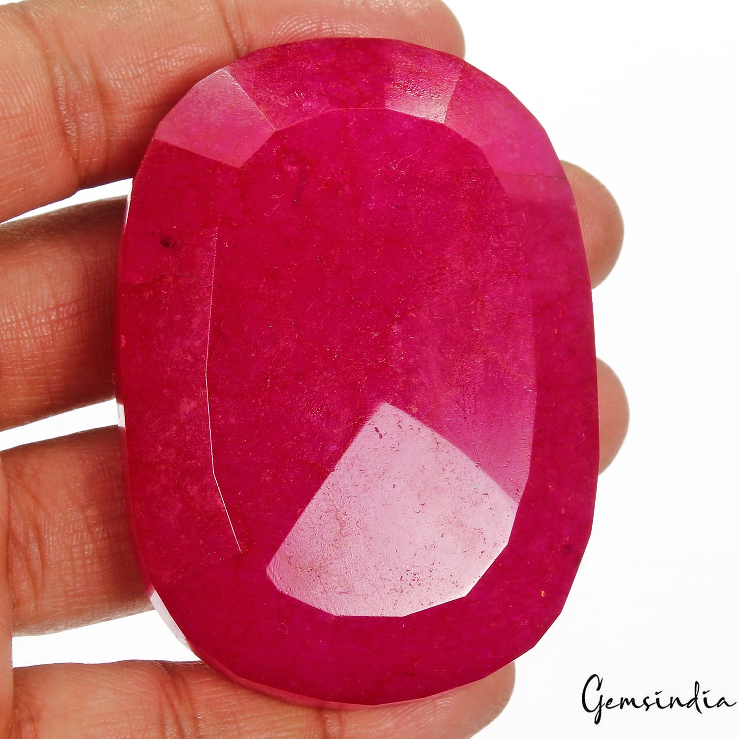 655 Cts Natural Lovely Pink Red Quartz Oval Faceted Cut Huge Size Loose Gemstone