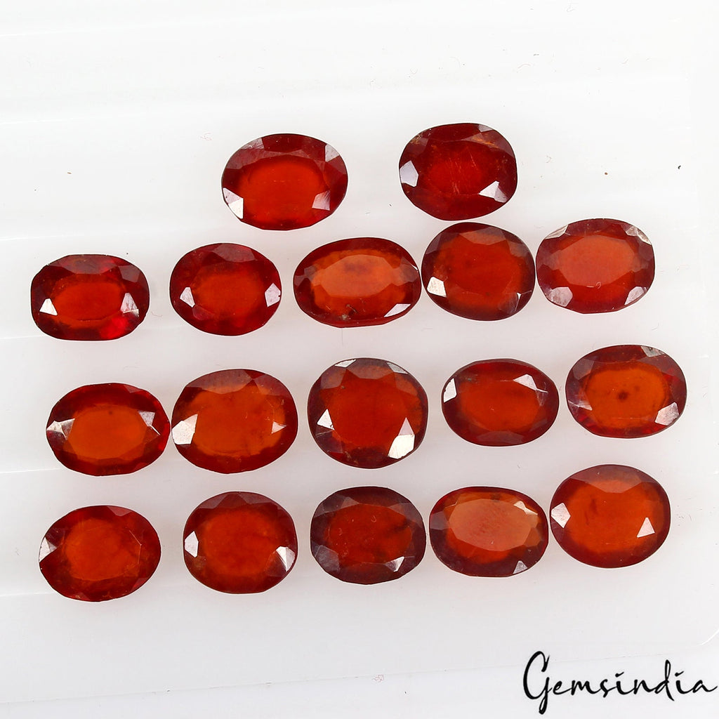 Natural 45.80 Ct Oval Cut Gomed/Garnet High Quality Hessonite Loose Gemstone Lot