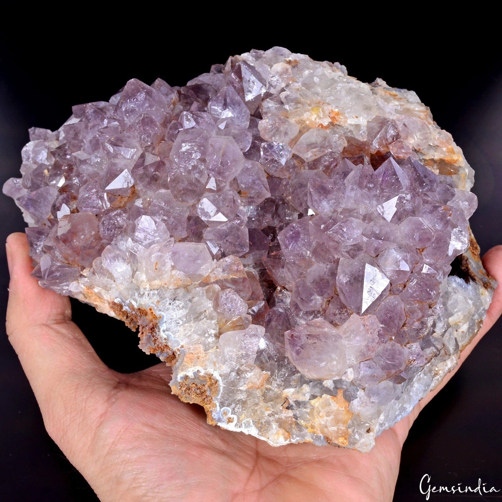 1.44 Kilo Natural Amethyst Loose Gemstone Geode Uncut Raw Rough Crystal Specimen