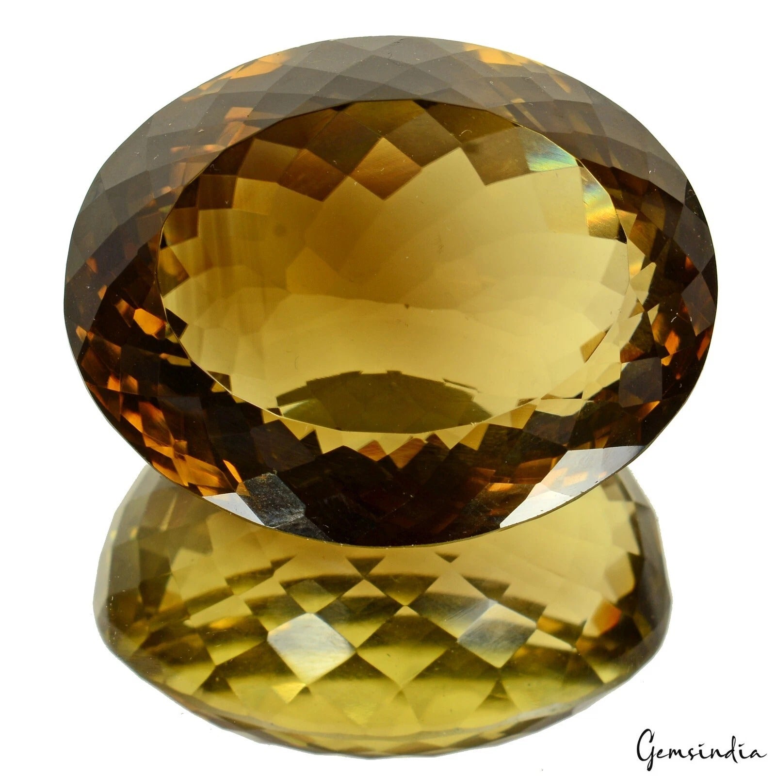 Citrine Loose Gemstone, Untreated — 39x31x22mm, 193.50 Ct, Brazil