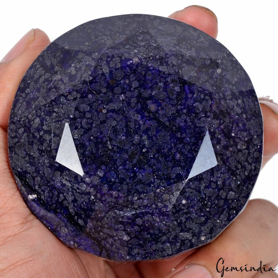 Blue Sapphire Loose Gemstone, Color Enhanced — 70x43mm, 2120 Ct, Madagascar