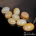 7.50 Cts Lot of Ethiopian Opal Untreated Oval Cabochons in Gem Jar 8-10mm/8 Pcs