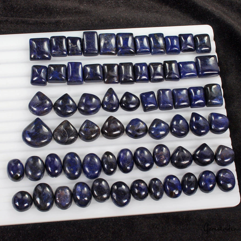 1000 Ct Natural Blue Sapphire Mix Cab 12mm- 19mm Loose Wholesale Gemstones Lot